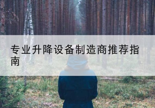 正定电动剪叉升降平台厂家-专业升降设备制造商推荐指南